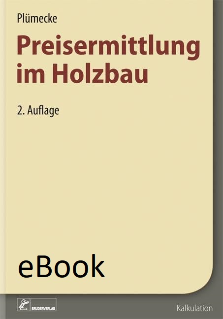 Plümecke - Preisermittlung im Holzbau - eBook