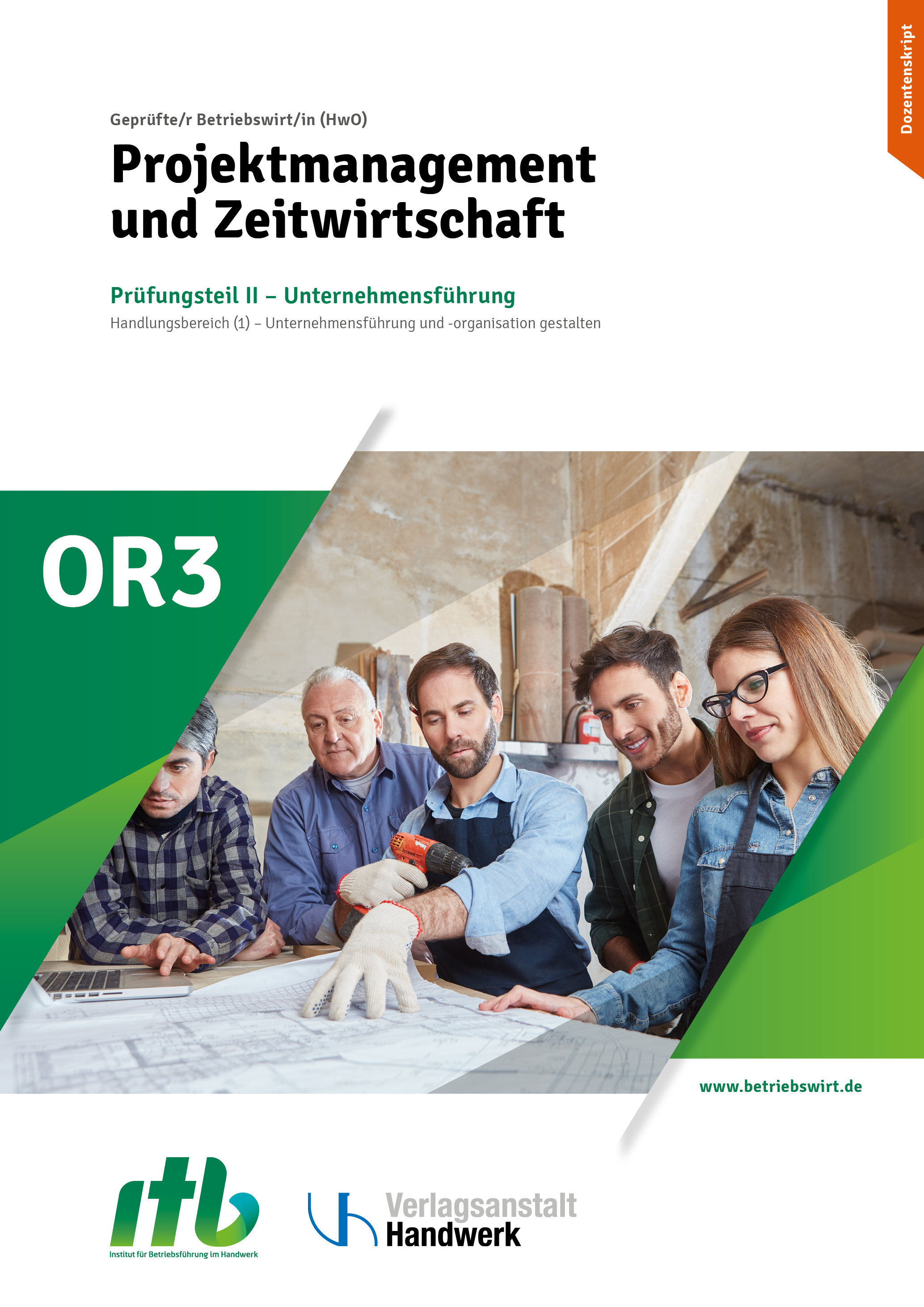 Cover-OR3 OR3- Projektmanagement u. Zeitwirtschaft -DIGITAL-