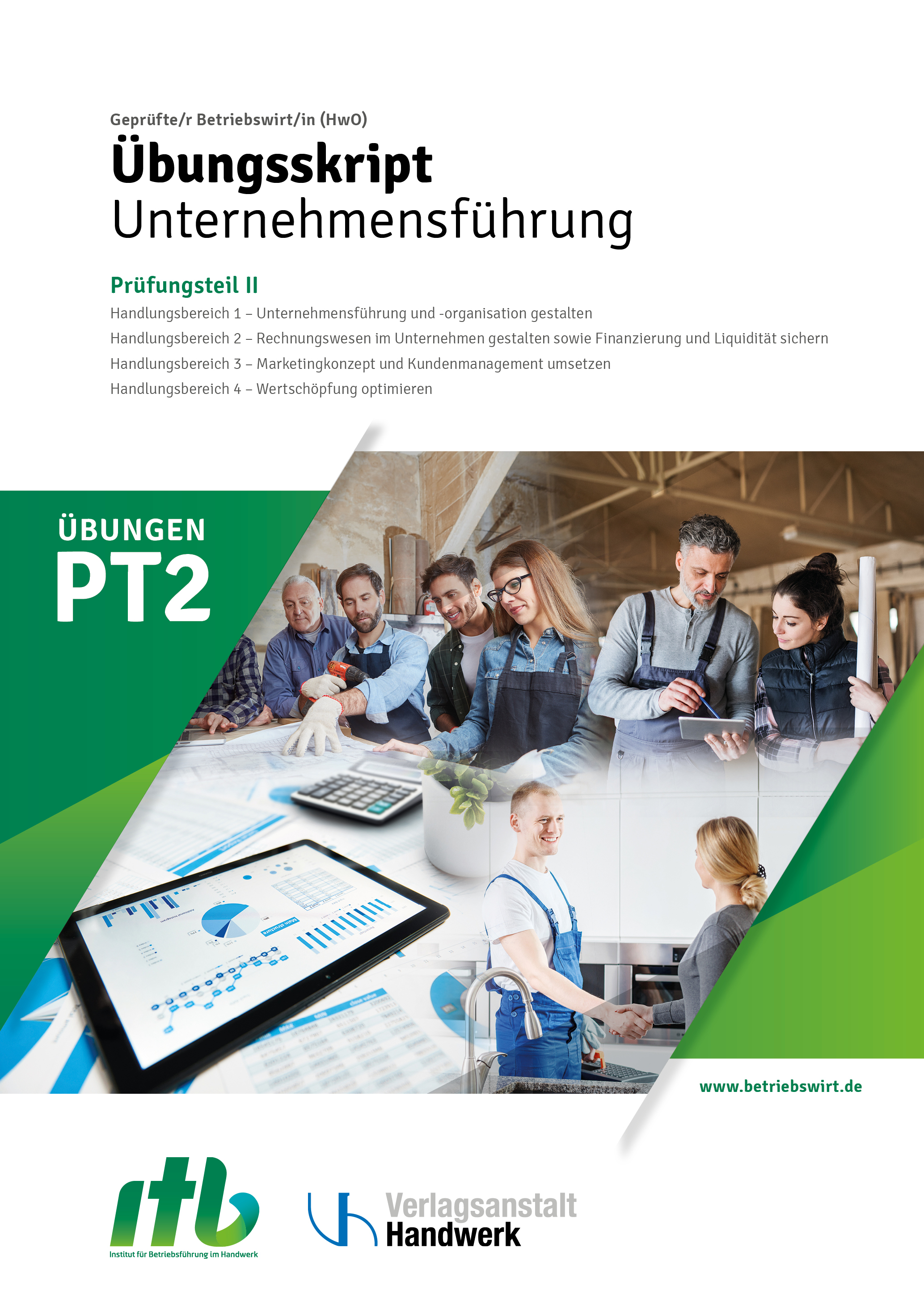 Cover-UEbungsskript_UE-PT2 Übungsskript PT2 - Unternehmensführung (Digital)