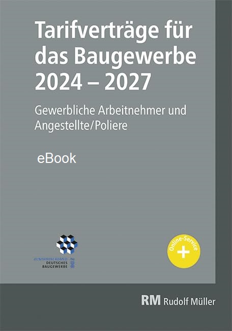 Tarifverträge für das Baugewerbe 2024-2027 (eBook)