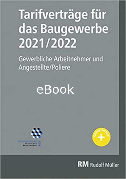 Tarifverträge für das Baugewerbe 2021/2022 - eBook