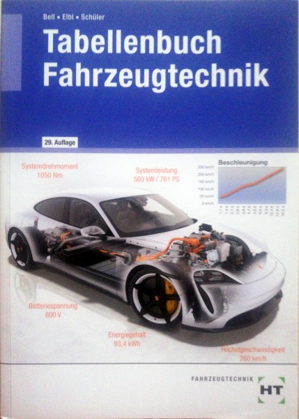 Tabellenbuch und Formelsammlung Fahrzeugtechnik