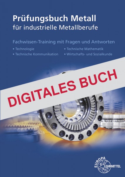 Prüfungsbuch Metall - Digitales Buch