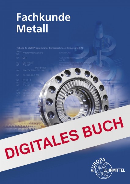Fachkunde Metall - Digitales Buch